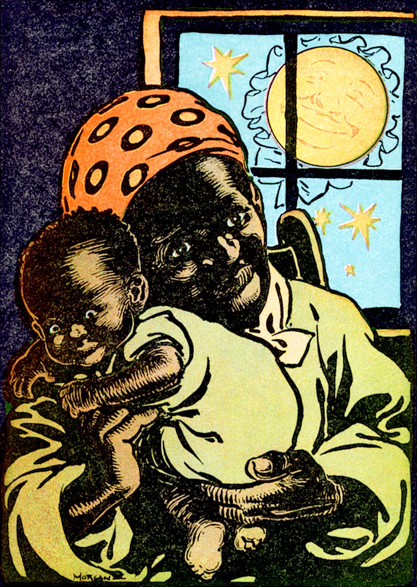 Illustration:  Cornfield Lullaby.  Kids of Many Colors. Written by Grace Duffie Boylan and Ike Morgan. Hurst and Company Publishers: New York. 1901. 